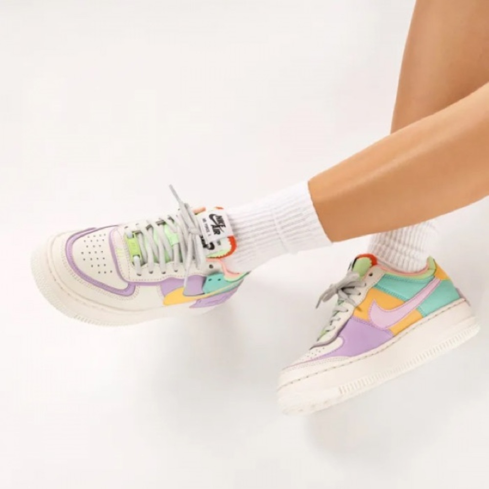 Extremely Rare Nike Air Force 1 Shadow in Pastel Hues & Pale Ivory
